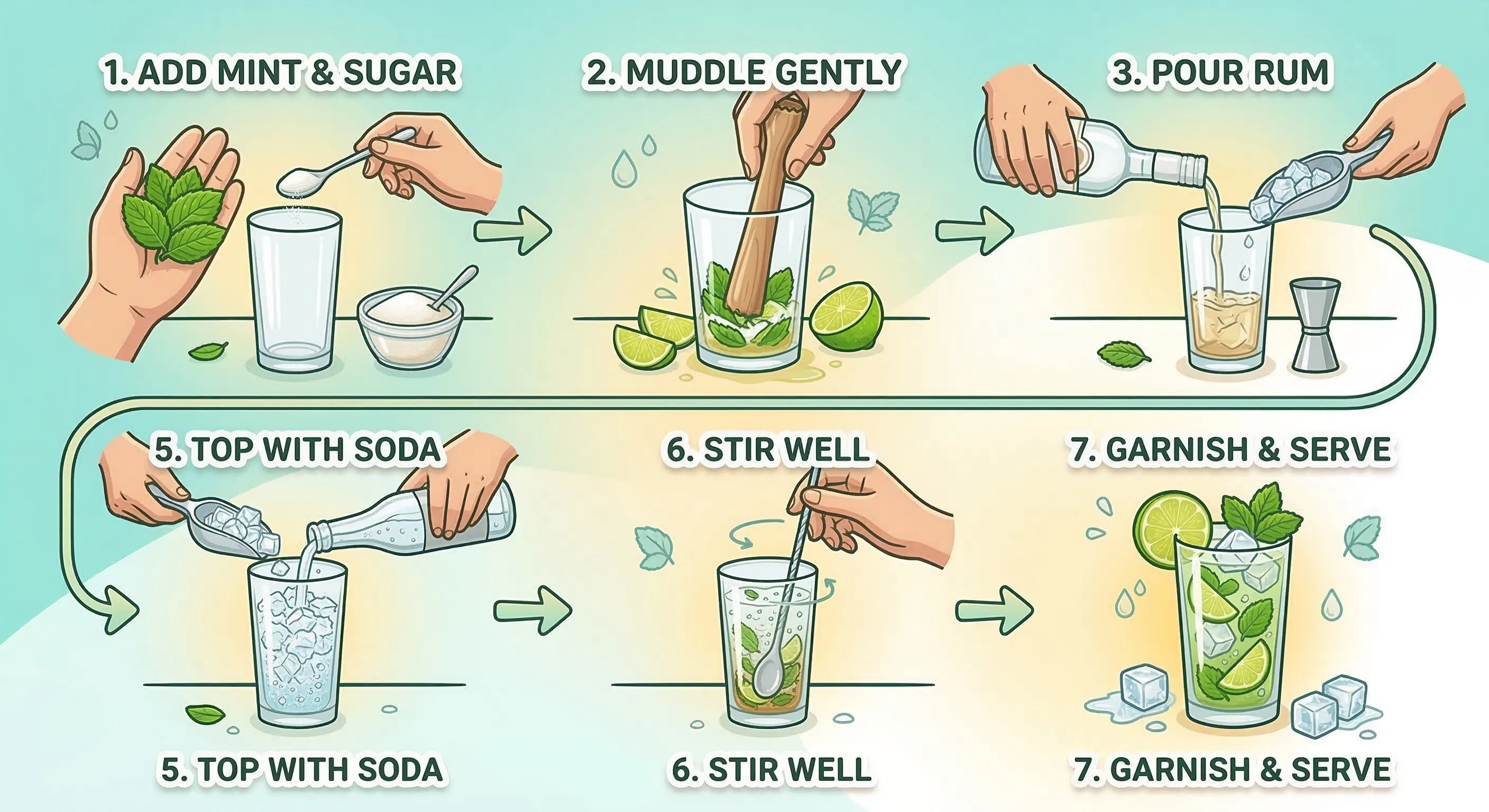 How to make mojito step by step guide